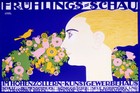 FRÜHLINGS-SCHAU HOHENZOLLERN SPRING SHOW ARTS CRAFTS FLOWER VINTAGE POSTER REPRO