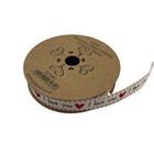 I LOVE YOU COTTON RIBBON 15MM X 5 YDS WEDDING SUPPLIES CAKE DECORATION EVENTS