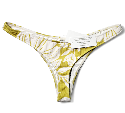 NWT L*SPACE Rlyee Havana Blooms Itsy Thong Bottom Citrus Women's XL MSRP $88 - Picture 4 of 11