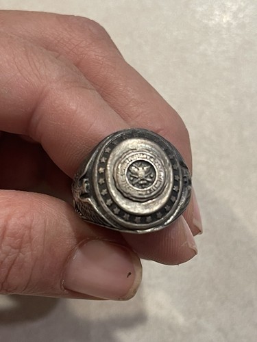 Sterling Tested Columbia Military Academy Class Ring - Picture 3 of 9