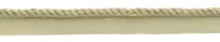 Twisted Rope Kord Mit Lip Sandstone Beige Color# A10 Baumwoll-Rayon, 1 Yard