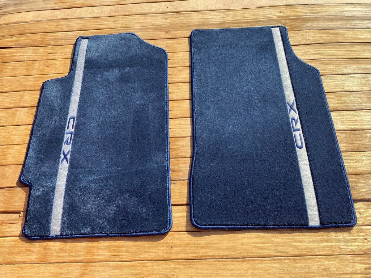 For Honda Civic CRX EF SI Dohc Vtec Floor mats carpet Navy Blue 2Pcs Front eBay