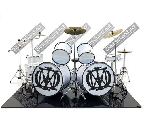 Mini Drum set Dream Theater Mike Portnoy tribute miniature model scale 1:4 kit prezzo ebay