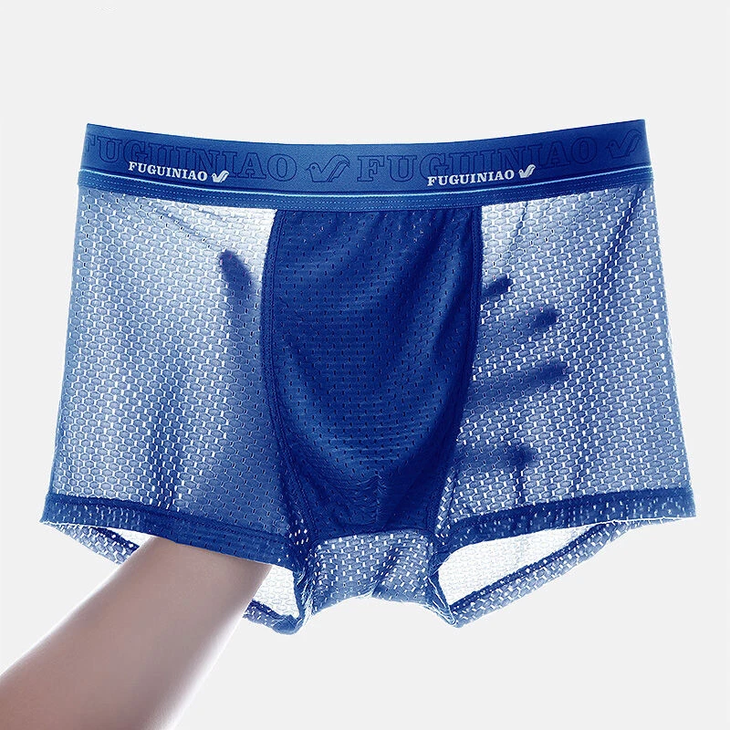 Calzoncillos B xer Para Hombre 4 unids lote Ropa Interior Verano