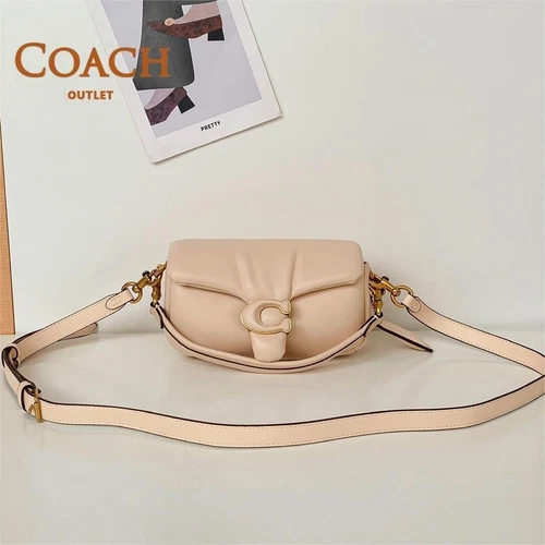 COACH  Pillow Tabby Shoulder Bag 18 C3880 Ivory Outlet NEW