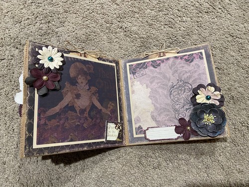 The Paper Bag Lady Julia Dawson 2011 JD Design Handmade 6” Scrapbook Photo Album - Picture 10 of 15