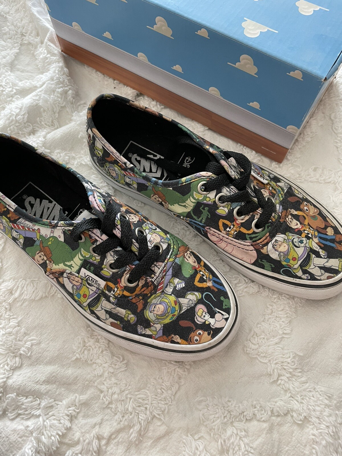 Vans Toy Story Authentic Multi/ Black Woody, Buzz, Rare Men's 5 womens | eBay Vans Toy Story Authentic Multi/ Black Woody, Buzz, Rare Men's 5 womens | eBay
