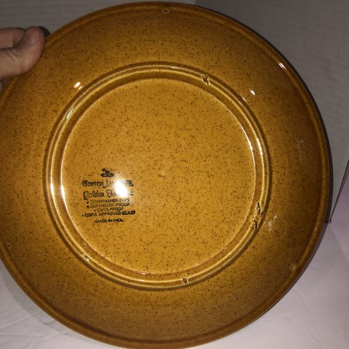 Retro Set of 2 Vintage Homer Laughlin Granada Golden Harvest Dinner Plates 10” - Picture 8 of 13