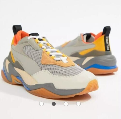 RARE scarpe da uomo Puma Thunder Spectra taglia 10,5 dricchetta/drigia acciaio 3675160 - Foto 12 di 14