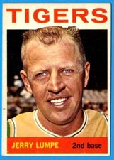 1964 Topps JERRY LUMPE  -  (ex-) Detroit Tigers (card #165)