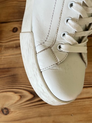 DOLCE & GABBANA White & Black Portofino Patent Heel Sneaker Sz 42 EU|8 US|7 UK - Picture 10 of 17