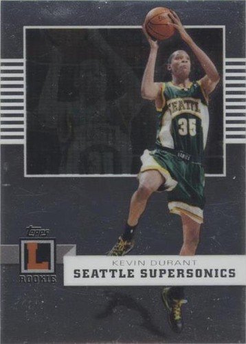 PSA 8 2007-08 TOPPS Black Border Kevin Durant Rookie Rc #112 | eBay