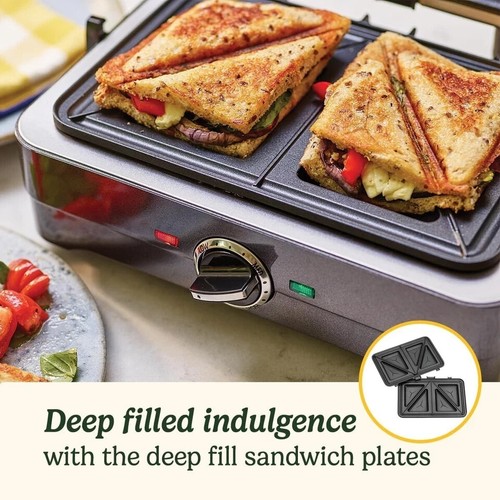 Cuisinart 2-in-1 Grill, Sandwich & Panini Maker GRSM4U - 41% RABATT + Kostenlose Lieferung - Bild 21 von 24