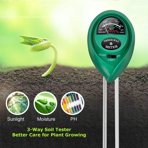 3-Way Soil Moisture Meter Tester Pen Hygrometer Detector Plant PH Testing Tool - Picture 7 of 16