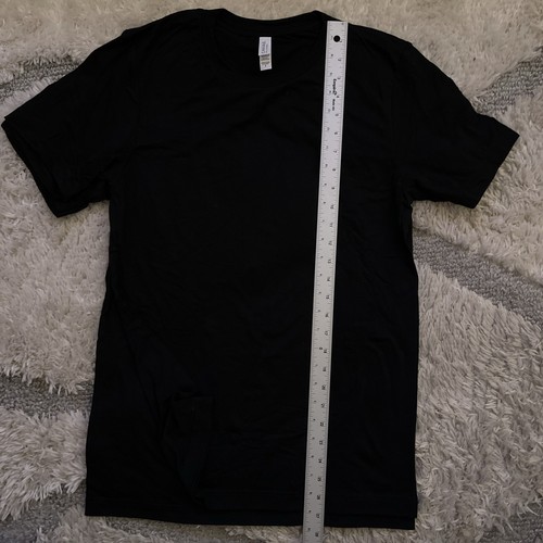 Bella And Canvas Blank T Shirt - Black - Size Small - PACK OF 2 SHIRTS - Picture 3 of 4