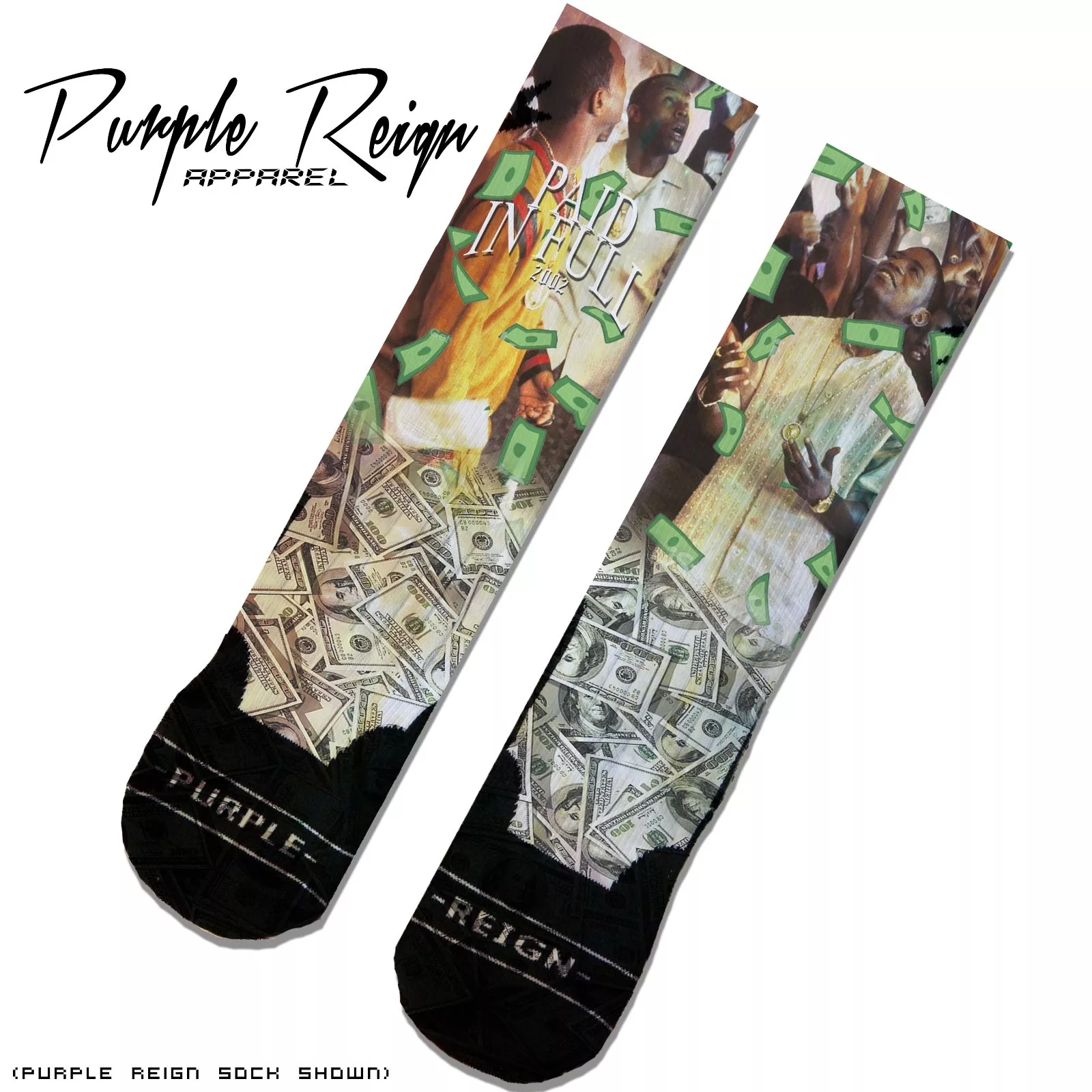 Chaussettes premium personnalisées (TOUTES TAILLES) dope NIKE JORDAN 6 GATORADE supreme