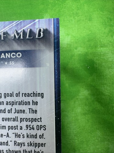 Wander Franco RC - 2022 Topps - #SMLBC-20 - Stars of MLB Chrome - Tampa Bay Rays - Picture 8 of 11