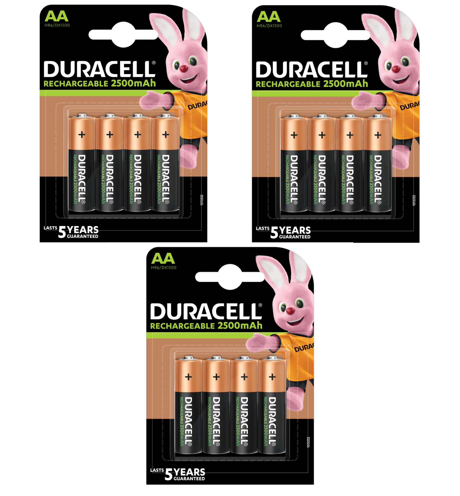 Duracell Recharge Ultra AA 2500 mAh Piles Rechargeable x2 