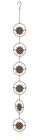 Midwest CBK Gold Patina Sun Face Kinetic Spinner Rain Chain (CG174857)