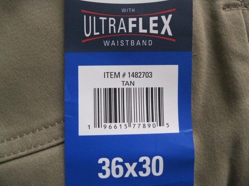IZOD Men Ultraflex waistband Stretch Regular Fit Supersoft pants 38x30(Tag36x30) - Picture 5 of 9
