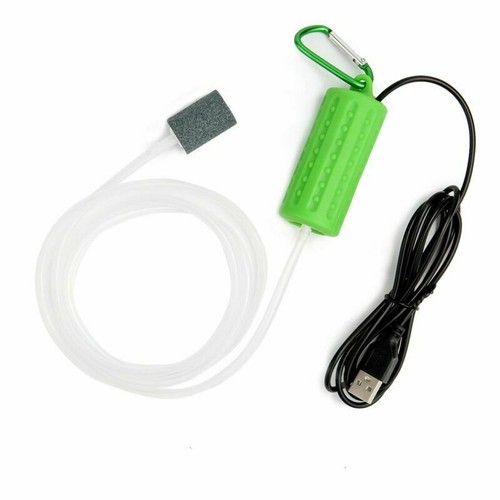 Bomba de aire de oxígeno para pecera eficiente silenciosa USB bomba de acuario pequeño suministro de ahorro - Imagen 13 de 15