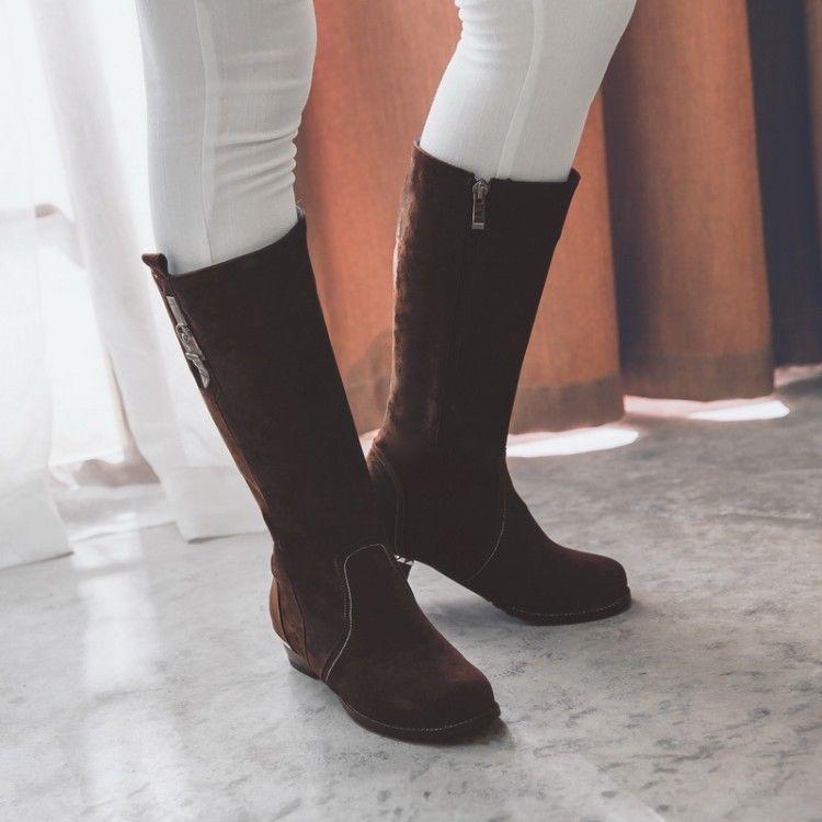 Elegante gamuza sintética para mujer botas de Montar botas Taco Bajo a mitad de la pantorrilla Caballero Zapatos 2019 Elegante gamuza sintética para mujer botas de Montar botas Taco Taco Taco Bajo a mitad de la pantorrilla Caballero Zapatos 2019 elige tu favorito