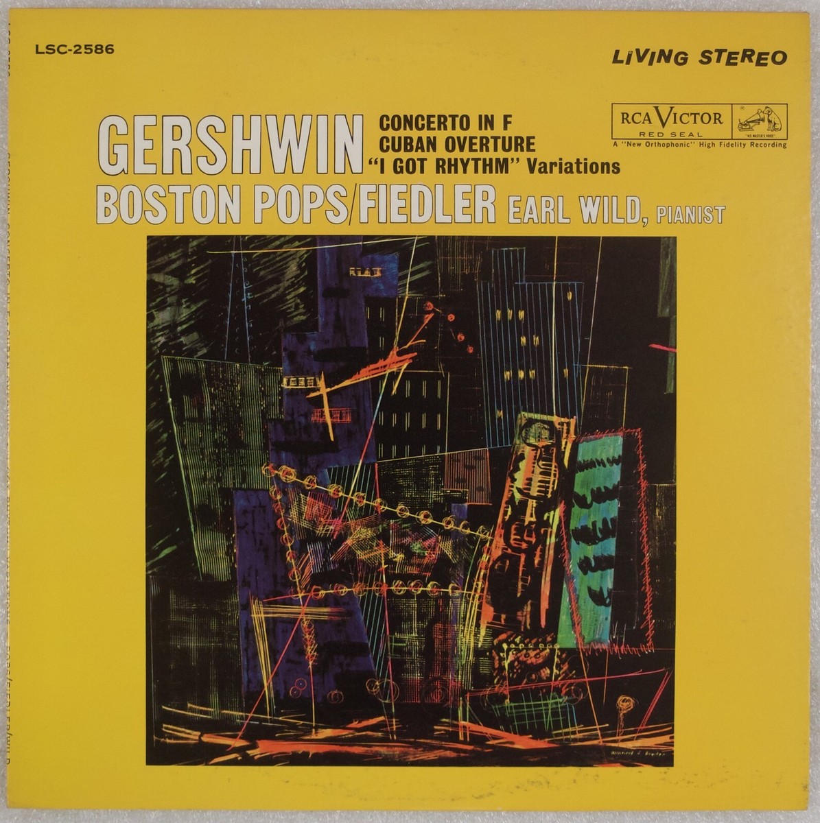 GERSHWIN: Concerto In F, Fiedler Wild RCA Living Stereo LSC