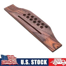 Guitar Bridge For 12 String Acoustic Guitar Parts Oversized Rosewood USA