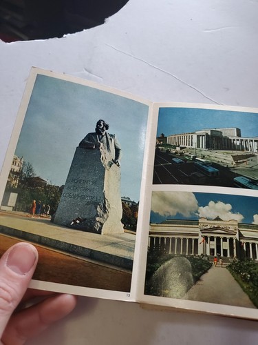 Mockba Moscow Russia Tourism Accordion Book USSR CCCP Russian Vintage - Picture 9 of 13