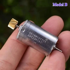 DC 12V 8200RPM 6-Pole Rotor Mini 18MM*18MM Square Motor Large Torque Dual Shaft