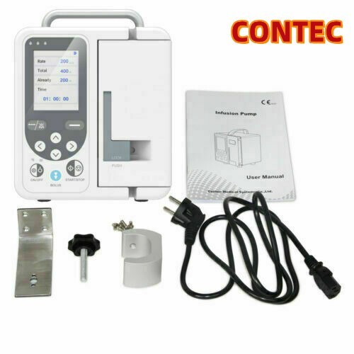 Bomba de infusión veterinaria CONTEC SP750-VET 2,8"" TFT-LCD alarma integral - Imagen 4 de 12