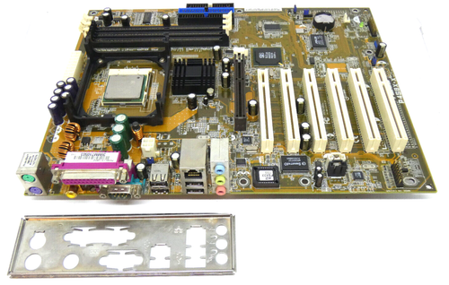 Asus P4S8X-X con escudo de E/S e Intel CELERON 2,4 GHz SL6W4 - Socket 478 - Imagen 3 de 3