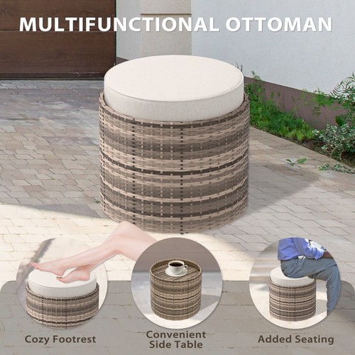 EAGLE PEAK Sunset Dune Collection Round Modern Nesting Coffee Tables - Picture 3 of 24