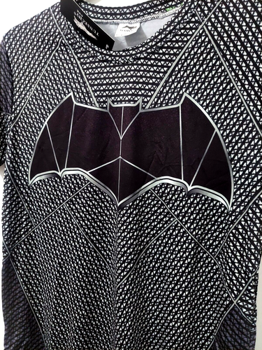 Batman Shirt Mens XL AOP All Over Print Stretch Movie Multicolor NWT - Picture 4 of 6