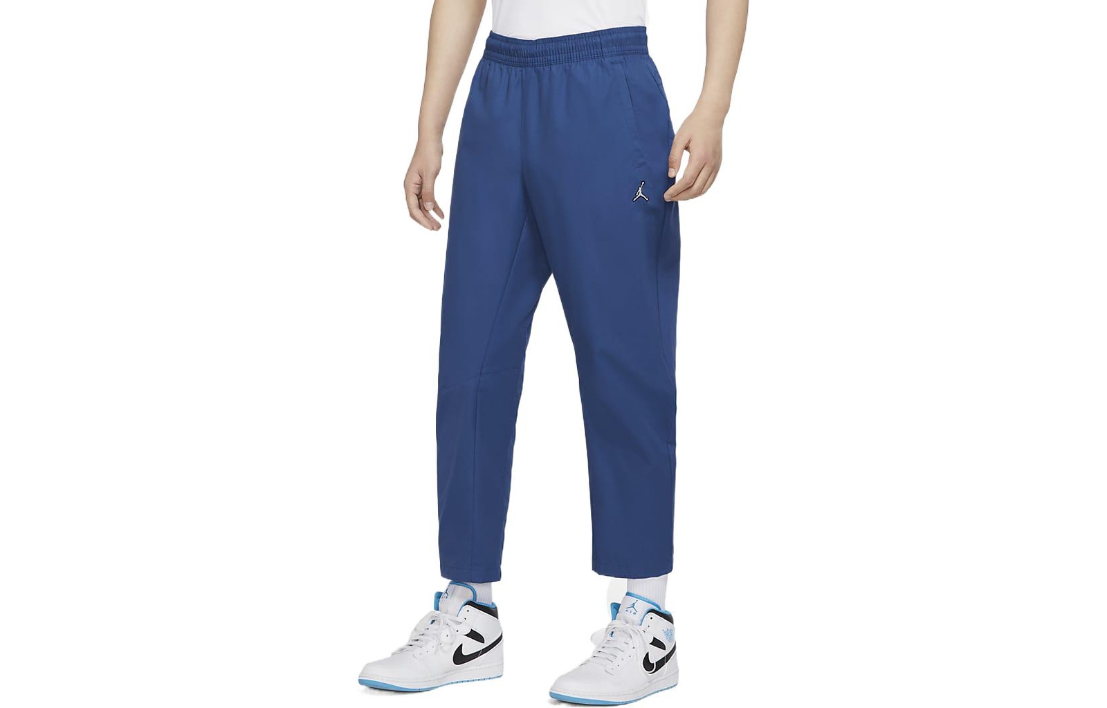 Повседневные прямые брюки Jordan FW22 с однотонным эластичным принтом с логотипом