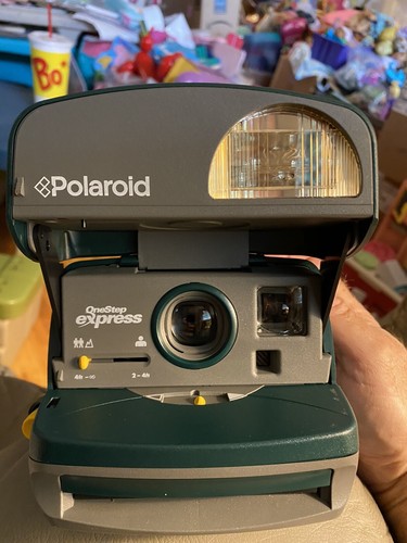 Película vintage Polaroid One Step Express verde 600 para cámara instantánea - Imagen 2 de 18