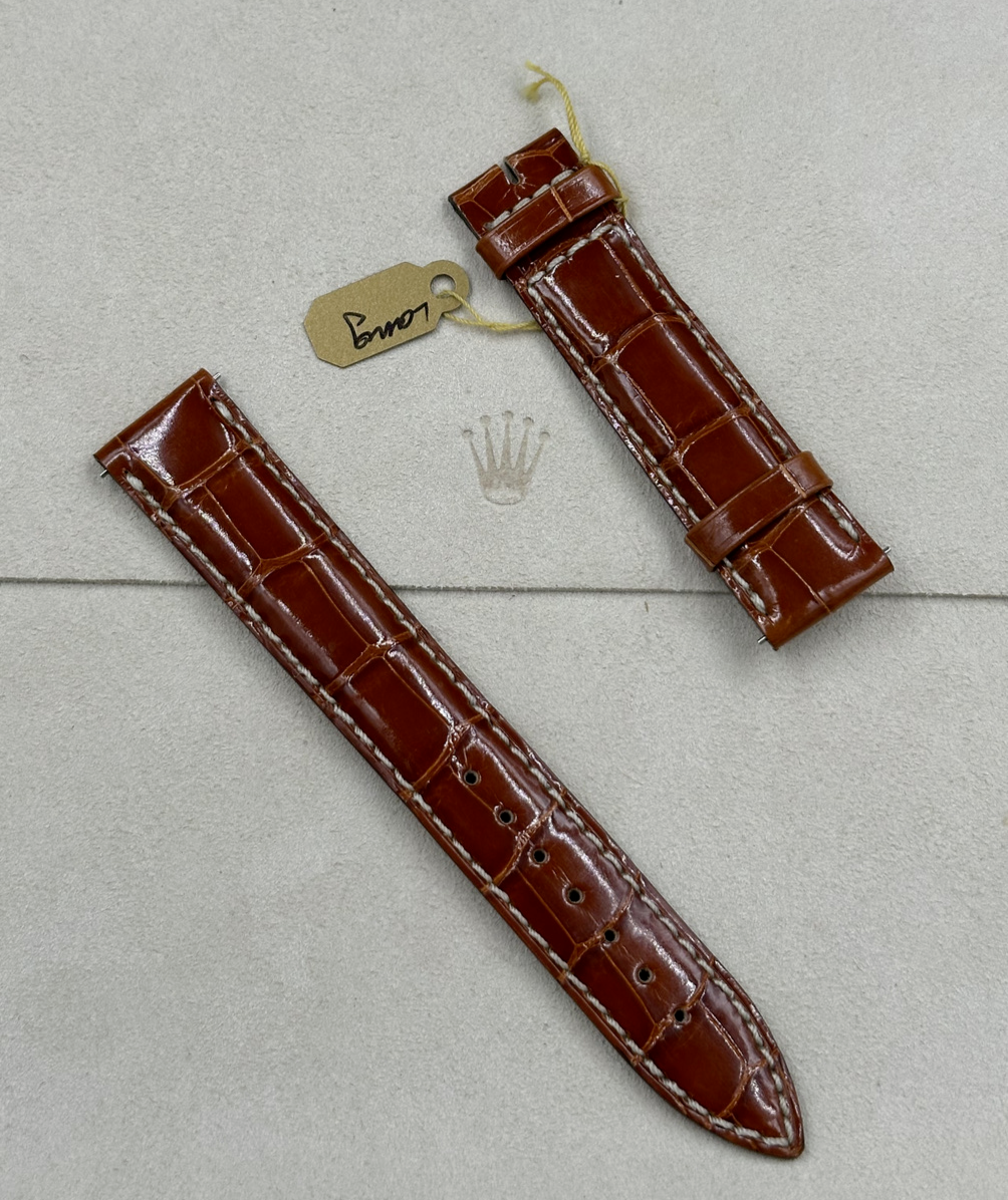 Genuine Jaeger-LeCoultre 17mm x 14mm Leather Brown Band Strap | eBay