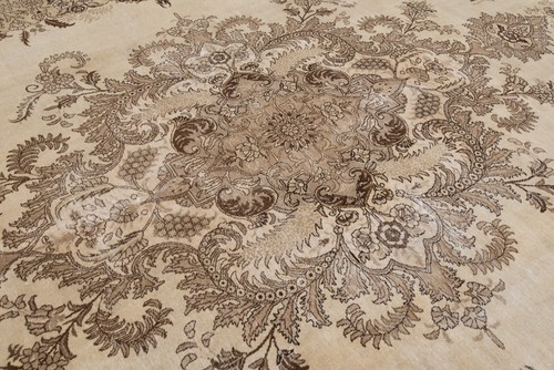 Tappeto Orientale Persiano Annodato A Mano Vintage 488X325 CM Moderno Marrone - Picture 9 of 17