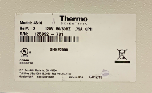 MISCELATORE AGITATORE TERMICO SCIENTIFICO MAXQ 2000 MODELLO 4314 SHKE2000 - Foto 2 di 14