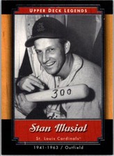 2001 Upper Deck Legends #56 Stan Musial used