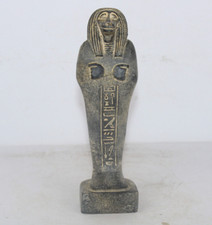 UNQIUE PHAROH HANDMADE ANCIENT EGYPTIAN BABOON Ushabti Shabti statue (BA)