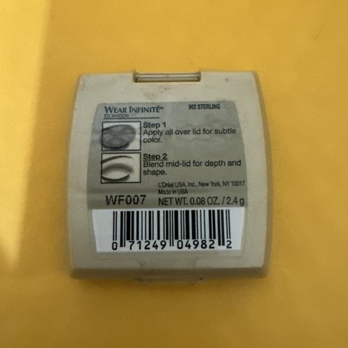 Loreal Wear Infinite Studio Secrets Eyeshadow #902 Sterling Discontinued As Is - Picture 2 of 2