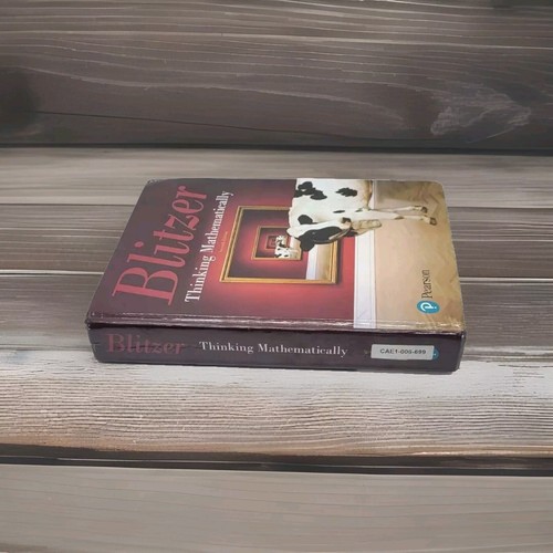 Thinking Mathematically Hardcover by Robert Blitzer - Seventh Edition - Imagen 5 de 5