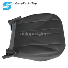 For 2003-2016 Chevy GMC C Series Driver Bottom Leather Seat cover Dark Gray 69W