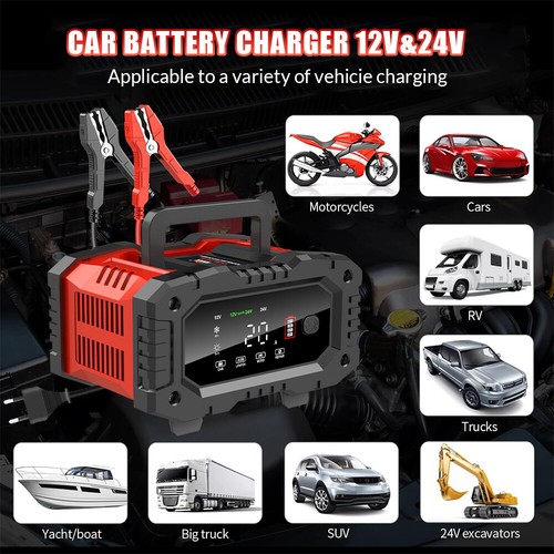 Portable Battery Booster Pack Charger Power Heavy Duty Truck Jump Starter Box - Picture 11 of 35