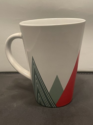 Starbuck Coffee Cup White Red And Green 16 Fl Oz Ceramic - Picture 3 of 8