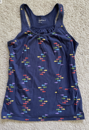 GAP Girls Short Slv Print Stripe Dot TEE TANK Knit TOP T SHIRT Blouse 4 5 6 7 8 - Picture 102 of 108