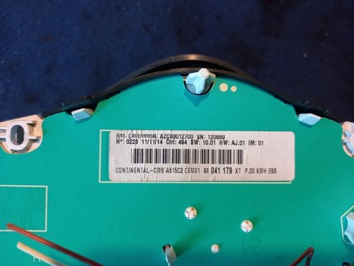 QUADRO CONTACHILOMETRI TACHIMETRO Citroen C3 2 serie 2012 AB5806 - 041121 R - Imagen 9 de 10