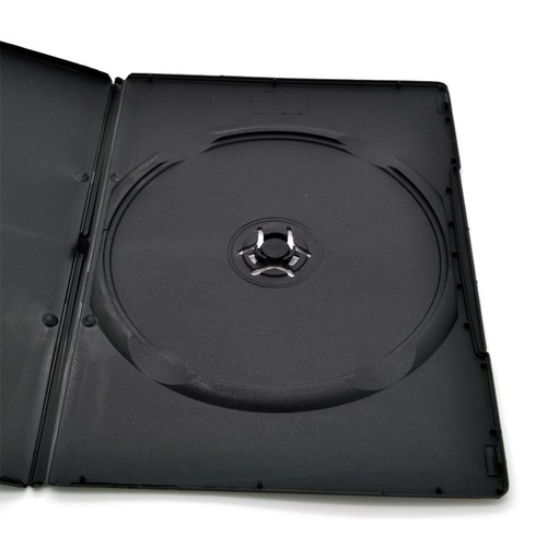 50 negro 7 mm delgado único CD DVD caja de almacenamiento de película caja de almacenamiento al por mayor - Imagen 3 de 3