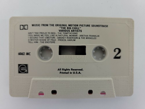 The Big Chill Movie Soundtrack Cassette Tape 1983 Motown 6062 MC EXCELLENT - Picture 12 of 12